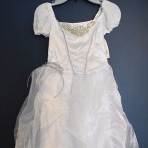 Pottery Barn Kids NWT Great Pretender White Princess Halloween Costume Size 7-8